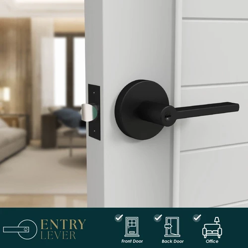 Mega Handles | Modern Round Door Lever | Ralph Collection