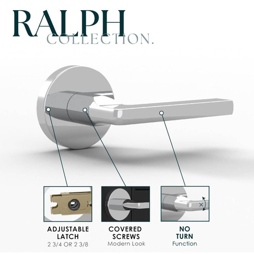 Mega Handles | Modern Round Door Lever | Ralph Collection