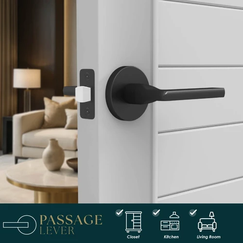 Mega Handles | Modern Round Door Lever | Ralph Collection