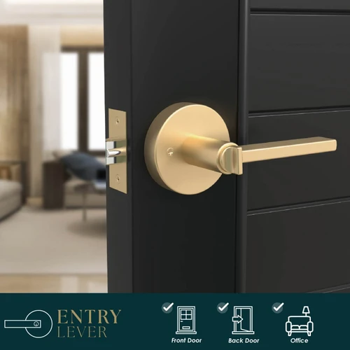 Mega Handles | Modern Round Door Lever | Ralph Collection