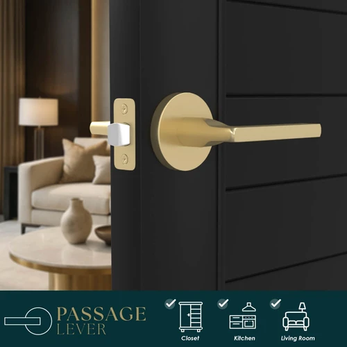 Mega Handles | Modern Round Door Lever | Ralph Collection