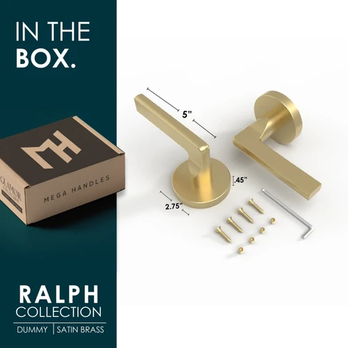 Mega Handles | Modern Round Door Lever | Ralph Collection