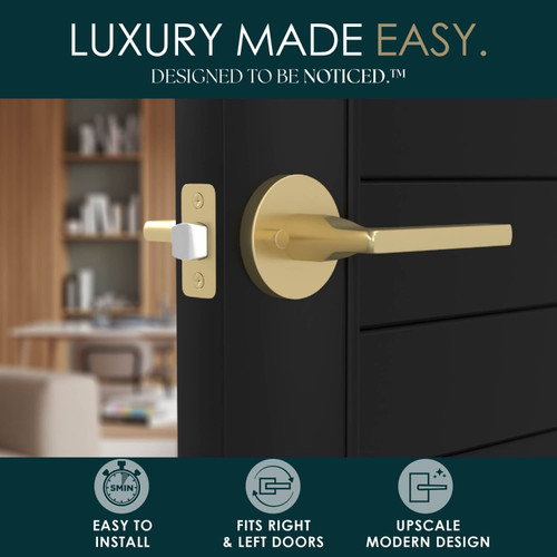 Mega Handles | Modern Round Door Lever | Ralph Collection