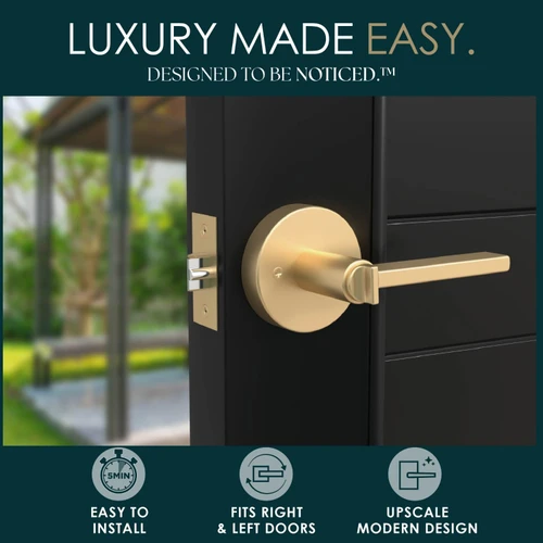 Mega Handles | Modern Round Door Lever | Ralph Collection