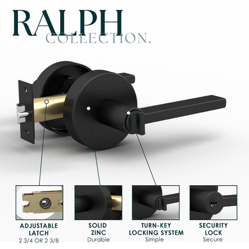 Mega Handles | Modern Round Door Lever | Ralph Collection