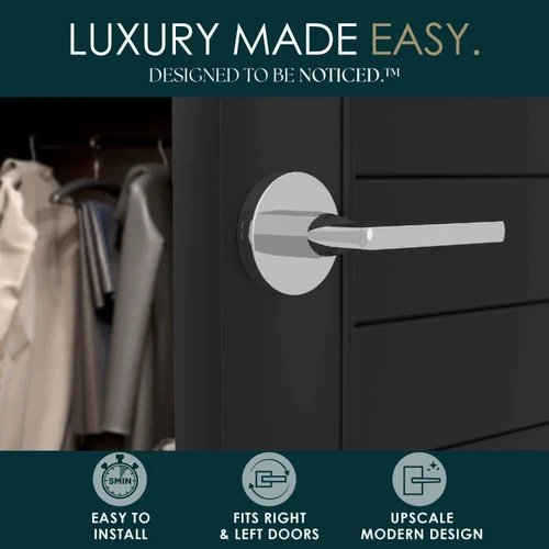 Mega Handles | Modern Round Door Lever | Ralph Collection
