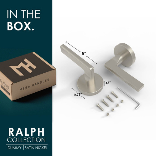 Mega Handles | Modern Round Door Lever | Ralph Collection