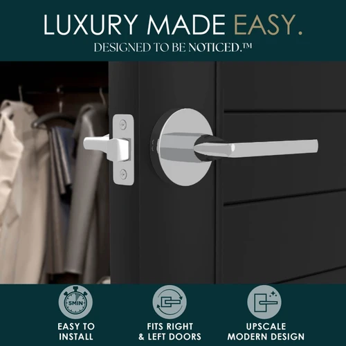 Mega Handles | Modern Round Door Lever | Ralph Collection