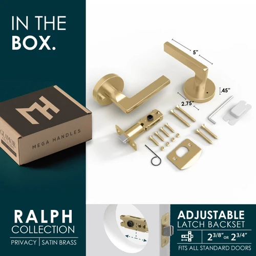 Mega Handles | Modern Round Door Lever | Ralph Collection