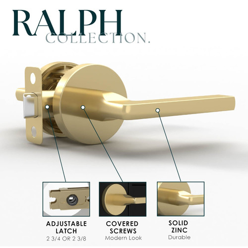 Mega Handles | Modern Round Door Lever | Ralph Collection
