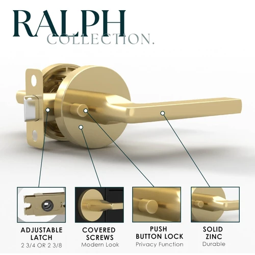 Mega Handles | Modern Round Door Lever | Ralph Collection