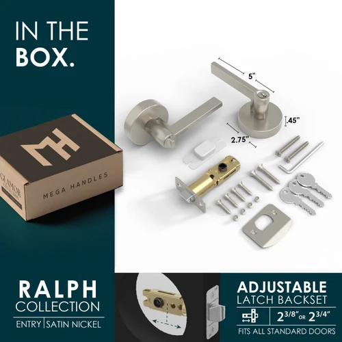 Mega Handles | Modern Round Door Lever | Ralph Collection