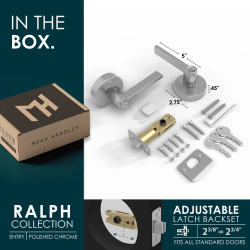 Mega Handles | Modern Round Door Lever | Ralph Collection