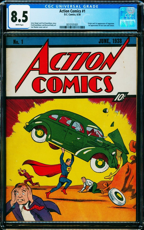 Action Comics #1 CGC 8.5 Sets New Record at $3.25M; ComicConnect Brokers Deal