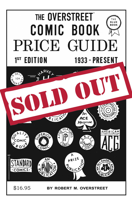 Overstreet #1 Facsimile Edition Sold Out; Blue Cover 2nd Printing Still Available