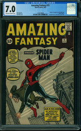 Amazing Fantasy #15 CGC 7.0 Hits $191K in ComicLink Focused Auction