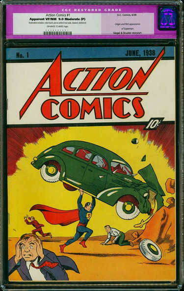 Action Comics #1 CGC 9.0 R Sees $452K in ComicConnect Event Auction