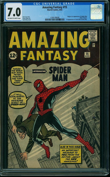 Amazing Fantasy #15 CGC 7.0 Hits $191K in ComicLink Focused Auction