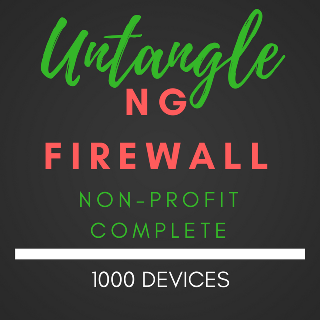 untangle firewall block all