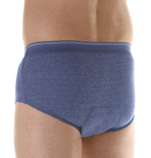 Washable Men's Incontinence Brief - Regular Absorbency - Cotton