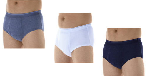 Veeda Men's Natural Incontinence Underwear, Maximum Absorbency