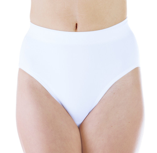 Wearever Reusable Women's Cotton Comfort Incontinence Panty 3X White