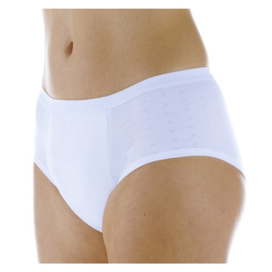 Womens Adult Incontinence Panties - 20 Oz. Pad - 3 Pack - XL - White