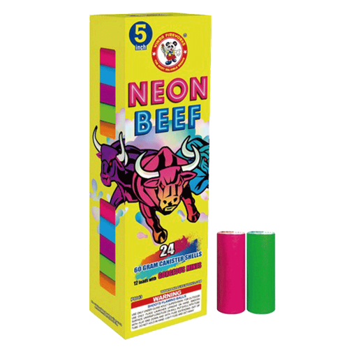 Neon Beef - 5 Canister Shells (Case)