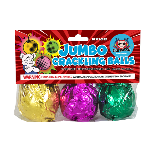 Jumbo Crackling Ball (Sky Bacon) (Pack)
