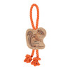 Tall Tails Dog Natural Leather Color Chipmunk Tug, 12in.