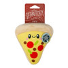 Territory Dog Plush Squeaker Pizza 6 Inch