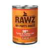 Rawz Dog 96% Turkey Turkey Liver Pate 12.5oz. (Case of 12)