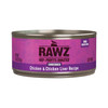 Rawz Cat Shredded Chicken Chicken Liver 5.5oz. (Case of 24)