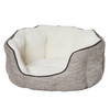 MidWest Homes for Pets QuietTime Deluxe Tulip Dog Bed Taupe 1ea/XS