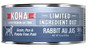Koha Cat Limited Ingredient Patv© Grain Free Rabbit 5.5oz.(Case of 24)