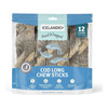 Icelandic Dog Cod Skin Chew 10 Inch - 12 Pack