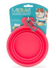 Messy Mutts Dog Collapsible Bowl Red 3 Cup