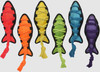 Multipet Cross Ropes Dog Toy Fish Assorted 11.5 In