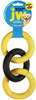 JW Pet Invincible Triple Chains Dog Toy Assorted 1ea/SM