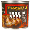 Evangers Hand Packed Hunk Of Beef Canned Dog Food 12Ea/12 Oz, 12 Pk