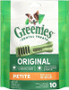 GREENIES Original Petite Dog Dental Chews - 6 Ounces 10 Treats