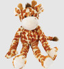 Multipet Swingin Coastal Safari Dog Toy Giraffe Assorted 19 In
