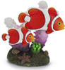 Penn Plax Clown Fish and Coral Aquarium Ornament 2" W x 3" H