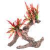 Aquatop Driftwood Aquarium Plant - Firey Red 6" Wide x 7" High