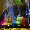 Via Aqua LED Light & Airstone Slow Color Changing 2.7 Watts - 12" Long (12 Multicolor LED\'s)