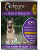 Dave's Pet Food Dog 95% Premium Meats Turkey And Turkey Liver 12.5oz. (Case Of 12)