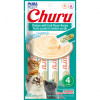 Inaba Churu Chicken with Crab Flavor Recipe Creamy Cat Treat 4 count