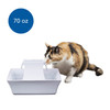 PetSafe Drinkwell Ceramic Pagoda Pet Fountain 70 oz. White
