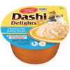 Inaba Dashi Delighrs Chicken with Tuna & Scallop Flavored Bits in Broth Cat Food Topping 2.5 oz
