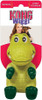KONG Wiggi Alligator Squeaker Dog Toy Small 1 count